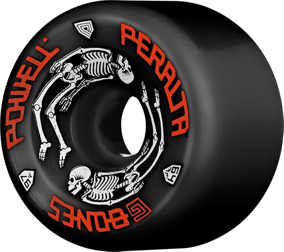 Powell Peralta G-Bones Skateboard Wheels 64mm 97a - Black (4 pack)