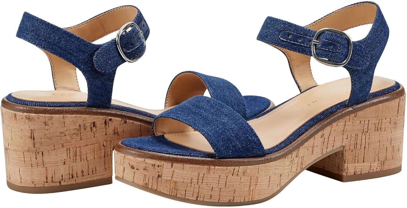 Marc Fisher LTD レディース Quessa ヒールサンダル