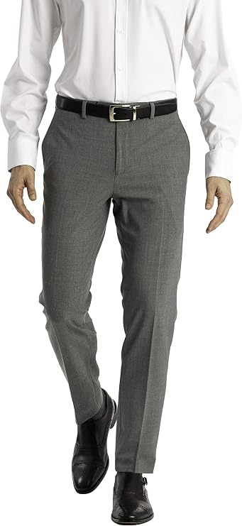 Calvin Klein Men's Skinny Fit Stretch Dress Pants | Fitted Suit Pants for Men | Ultra-Tapered Suit Pants