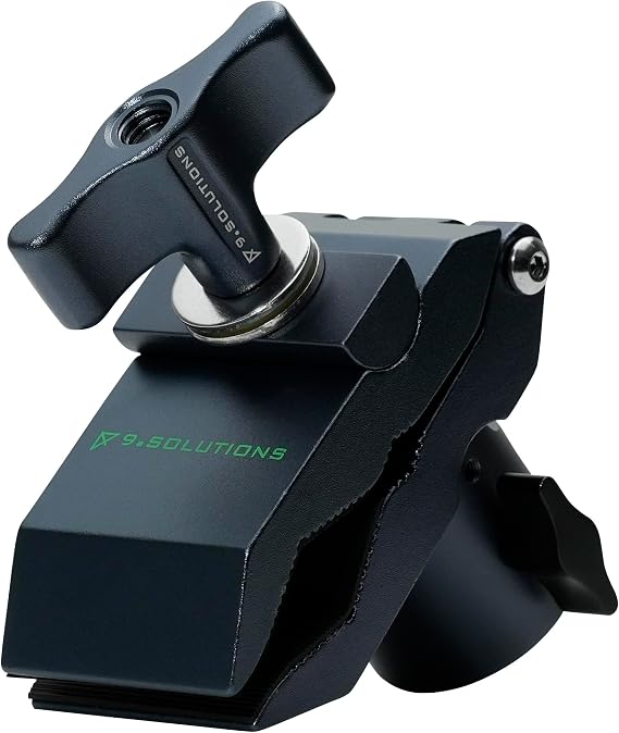 9.Solutions Python Clamp with Snap-In Socket, 5/8 Stud or Spigot for Quick, Snap-In Mounting Capabilities, Max Load: 44lbs, 9.VP5081B