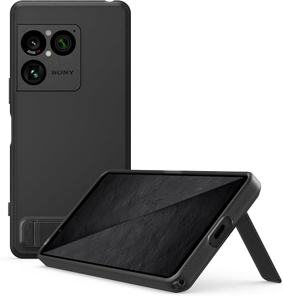Sony Xperia 1 VIII Phone Case, Stylish Case with Stand, Premium Protection, Precise Cutouts, Slim Profile Design, and Enhanced Grip - Graphite Black