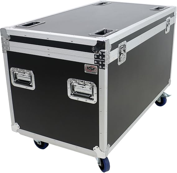 OSP Cases | ATA Road Case | Utility Truck Pack Transport Case | 45" Rubber-Lined Cable Trunk | Heavy-Duty Casters | TP4524-30