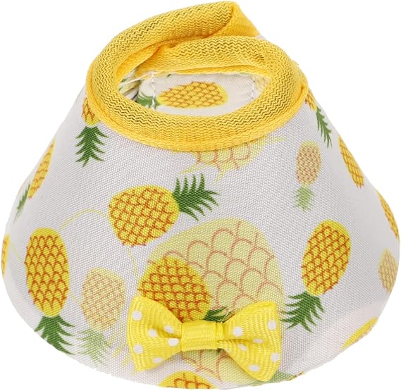 SUPVOX Parrot Collar Anti-Biting Bird Recovery Cone Bird Protective Collar for Pecking Wounds Comfortable Neck Ring for Parakeets Cockatiels Feather Recovery 6.69 X 3.54 in
