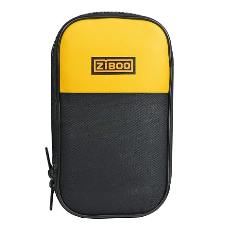 ZIBOO C35 Multimeter Meter Soft Case,Use for Clamp Meter Multimeter Compatible with FLUKE-HIOKI-Testo Sanwa-KYORITSU