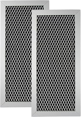 2 Pcs ME19R7041FS Microwave Oven Charcoal Filter Replacement Part Fits for Samsung Models ME19R7041FSAA, ME19R7041FT, ME19R7041FTAA, ME19R7041FB, and ME19R7041FBAA