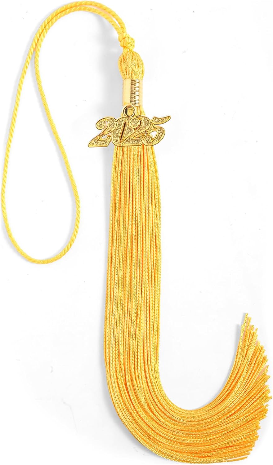 2025 Tassel Graduation, Graduation Tassel 2025, 9 Size with 2025 Year Charm, Premium Silk Thread & Metal Charm, Commemorative Keepsake for Class of 2025 Gold