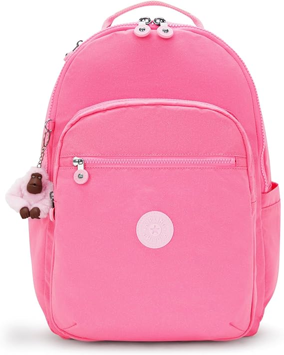 Kipling Women's Seoul 15" Laptop Backpack, Durable, Roomy with Padded Shoulder Straps, Built-In Protective Sleeve