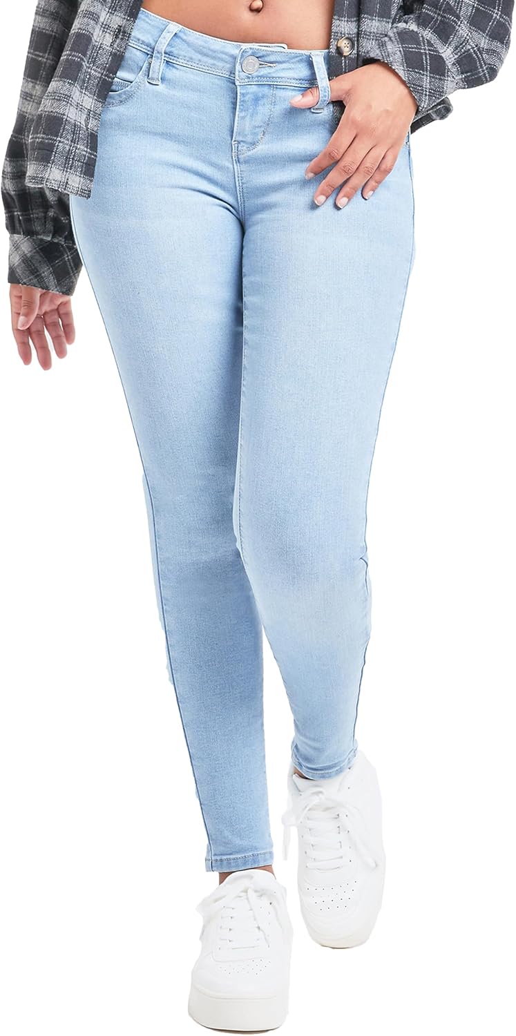 YMI Womens Sustainable Wannabettabutt Skinny Jeans