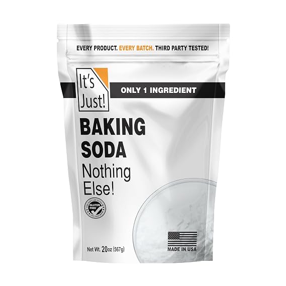 It's Just - Baking Soda, Sodium Bicarbonate, Food Grade 1.25lb