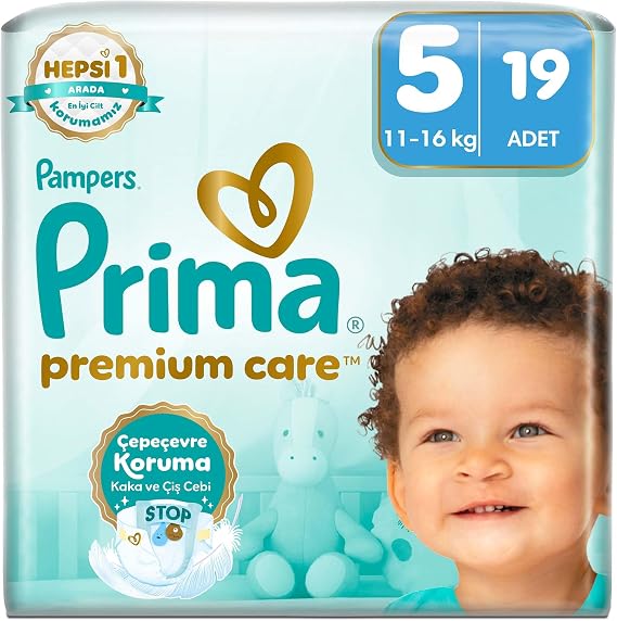 Prima Diaper Premium Care Number 5 19 Pieces