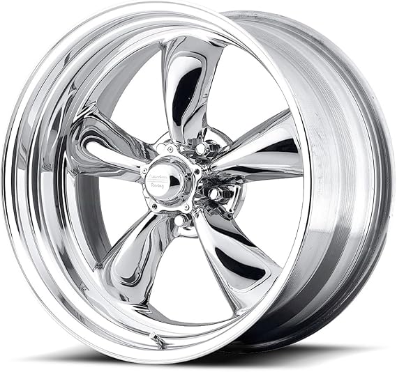AMERICAN RACING TORQ THRUST II POLISHED TORQ THRUST II 15x8 5x114.30 POLISHED (-18 mm) AUTOMOTIVE WHEELS