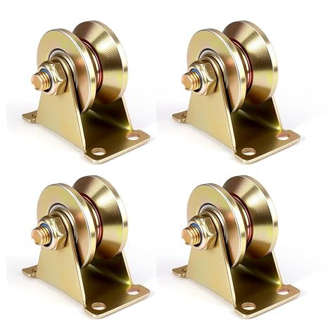 2" V-Groove Wheel,Sliding Gate Wheels with Brackets
