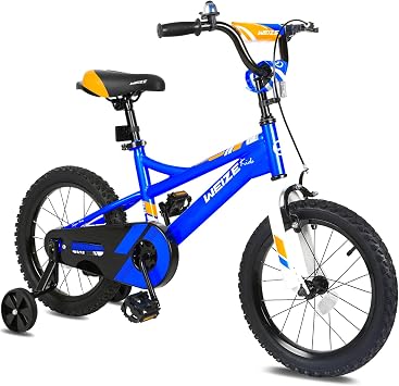 WEIZE Kids Bike, 14 16 20 Inch Children Bicycle for Boys & Girls Ages 4-12 Years Old, Rider Height 41-62 Inch, Adjustable Seat & Handlebars, Coaster Brake, Multiple Color Options
