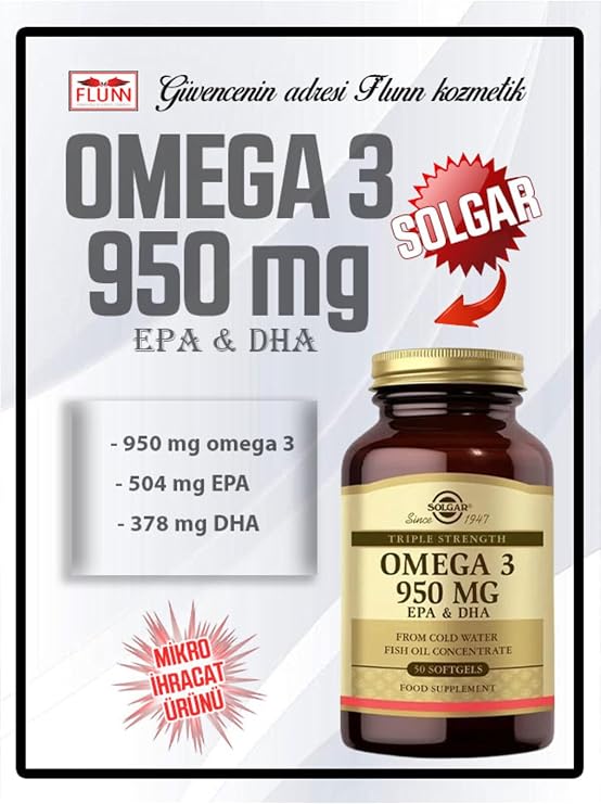 Solgar Omega 3 950 Mg 50 Softgel Capsule 101601-1-6