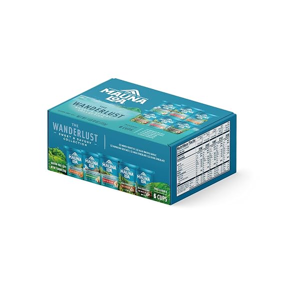 Mauna Loa Premium Chocolate Covered Macadamia Nuts, Wanderlust Collection, Sweet and Savory, Assorted (Pack of 6)