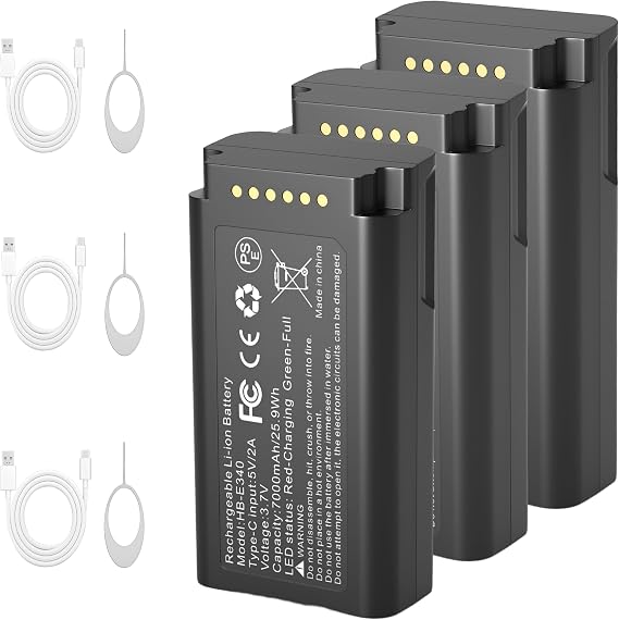 Burflo 7000mAh Battery for Eufy E340 & C31 Doorbell- High Capacity