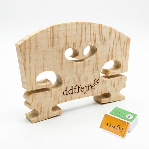 4/4 Full Size Violin Bridge,Premium Solid Maple,Direct Fit
