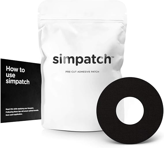 SIMPATCH Adhesive Patch - Pack of 30 - Multiple Colors Available (Black)