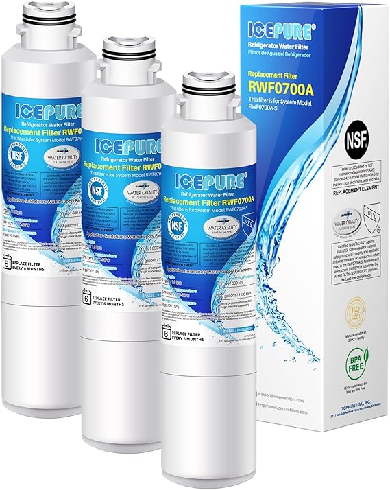 ICEPURE Water Filter Replacement for Samsung DA29-00020B HAF-CIN/EXP 3 Pack