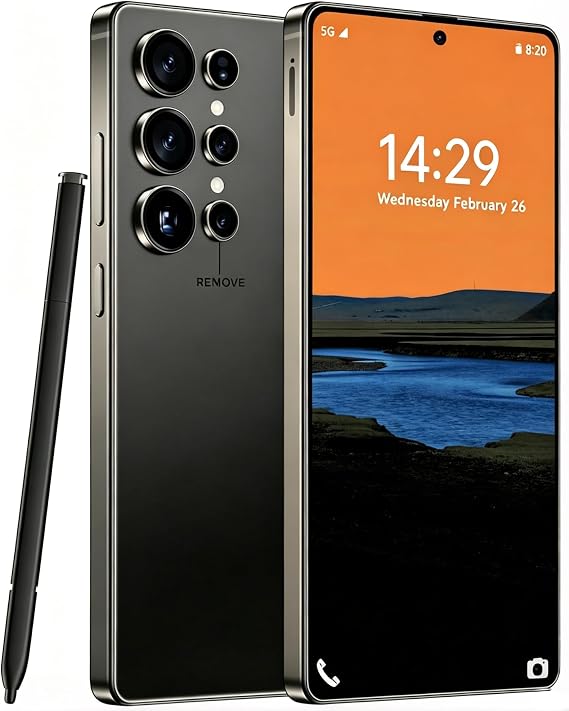 C25 Ultra 6.9 inch Unlocked Android 14 Phones, 8GB+256GB Smartphone