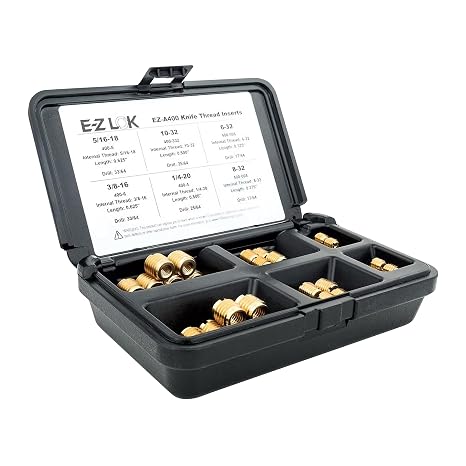 E-Z LOK Thread Insert Assortment Kit for Hard Wood, 6-32 to 0.375-16