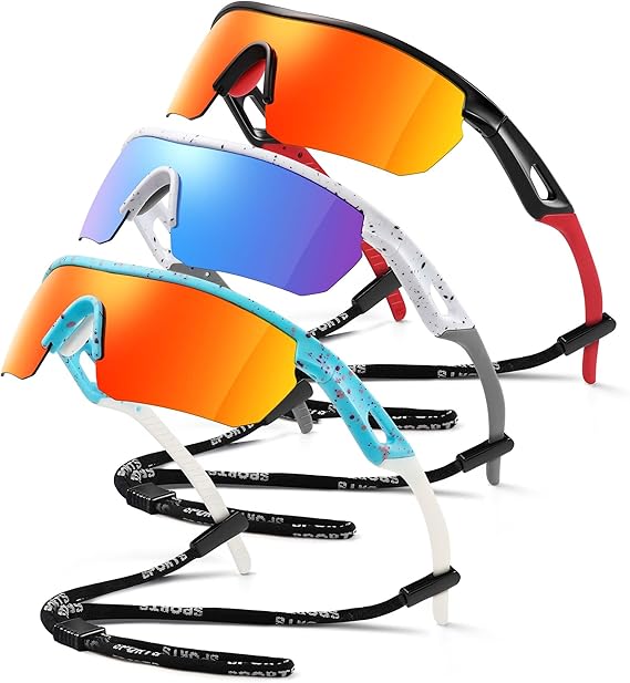 Kids Sunglasses Polarized Baseball Glasses for Boys Girls 3-12