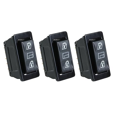 3 in 1 Universal Car DPDT Momentary Power Switch Power Door Lock Control
