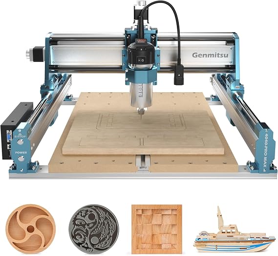 SainSmart Genmitsu 4040-PRO MAX CNC Router with 710W Trimmer