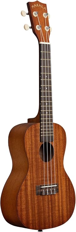 Kala Makala Concert Mahogany Ukulele (MK-C) White Accents