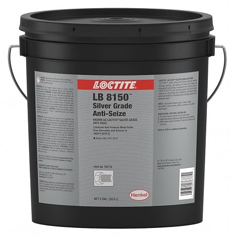 Anti-Seize, 5 gal, Pail, Silver Color, Paste