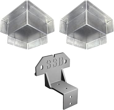 Container Modification World - Composite Steel Stud Framing Kit for Shipping Containers - 10 Gray Brackets + 2 Corner Casting Covers - Bolt On Interior Framing System for Sea Cans