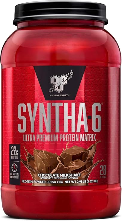 Bsn Chocolate Milkshake Syntha 6 Whey Protein Powder, 46.56 OZ
