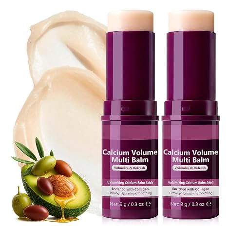 Calcium Volume Multi Balm Cemenrete Calcium Multi Balm Calcium Complex Eye Cream Pen Korean Anti-Ageing Collagen Moisturizer for Eyes Neck Face (2)