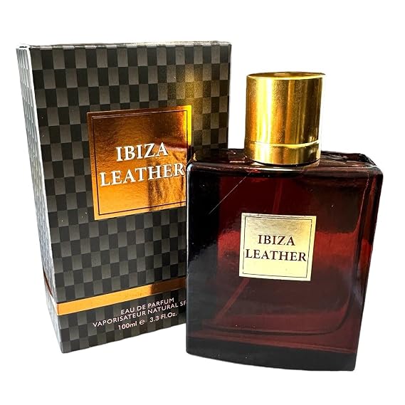 IBIZA LEATHER 3.4 oz EAU DE PARFUM, Leather fragrance for Men.