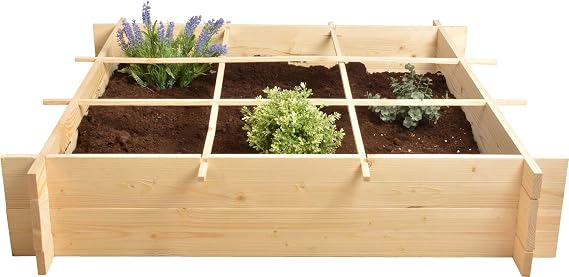 Esschert Design B1012 Wooden Square Meter Garden