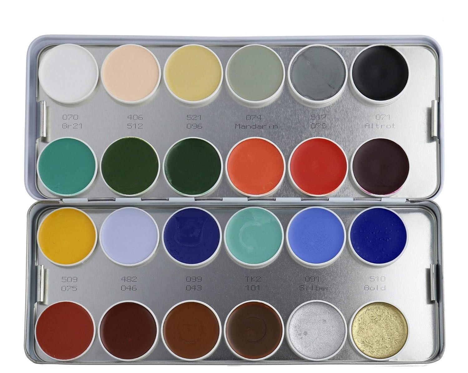 Kryolan Supracolor Makeup Palette 24 Colors 1008 K K