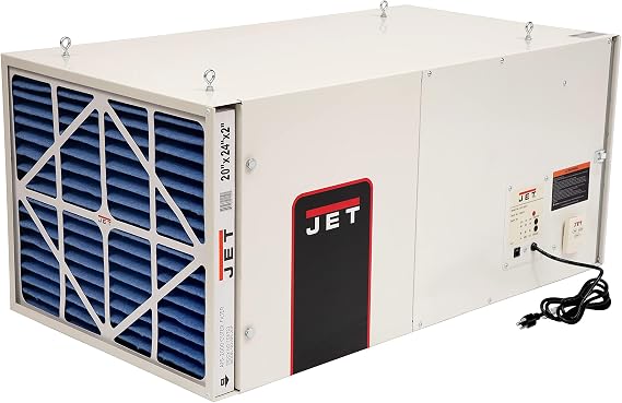 JET Air Filtration System, 1-Micron Filter, 1700 CFM, 115V 1Ph (AFS-2000)