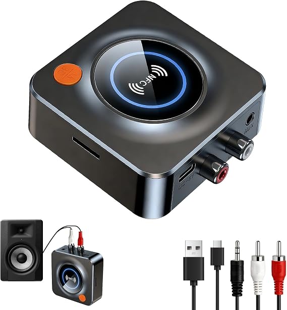 Bluetooth 5.1 Audio Receiver Wireless HiFi Wireless Receiver Adapter