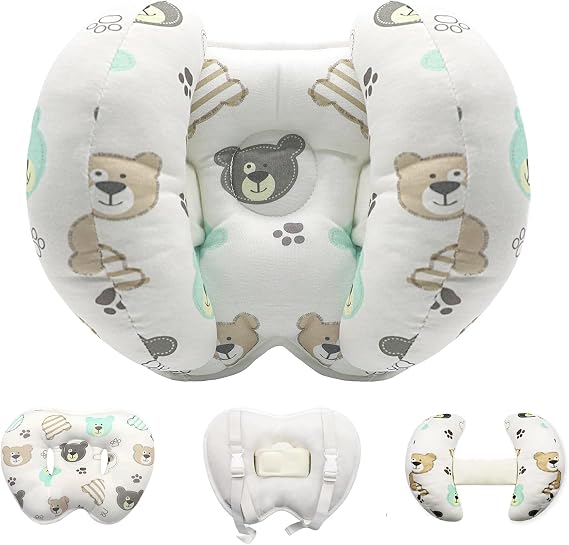 KAKIBLIN Baby Head Neck Support Pillow, 2 in 1 Banana Neck Pillow for Baby