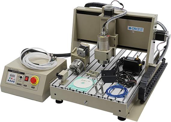 6040Z Professional Engraver USB 4 Axis 1500W CNC Router Milling Engraving Cutting Machine Router Engraver Mill Drill Carving Cutter Machine 3D Cutter Engraver