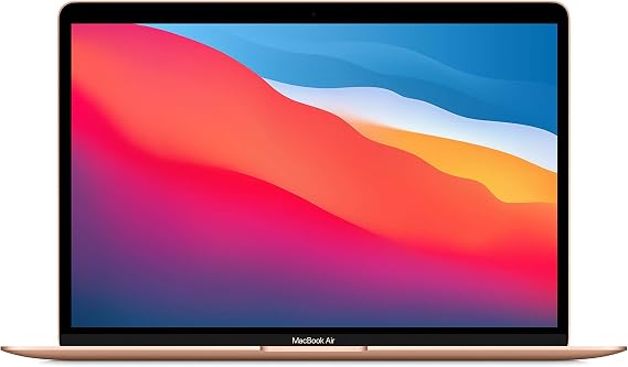 Apple 2020 MacBook Air Laptop M1 Chip, 13" Retina Display, 8GB RAM, 512GB SSD Storage, Backlit Keyboard, FaceTime HD Camera, Touch ID. Works with iPhone/iPad; Gold