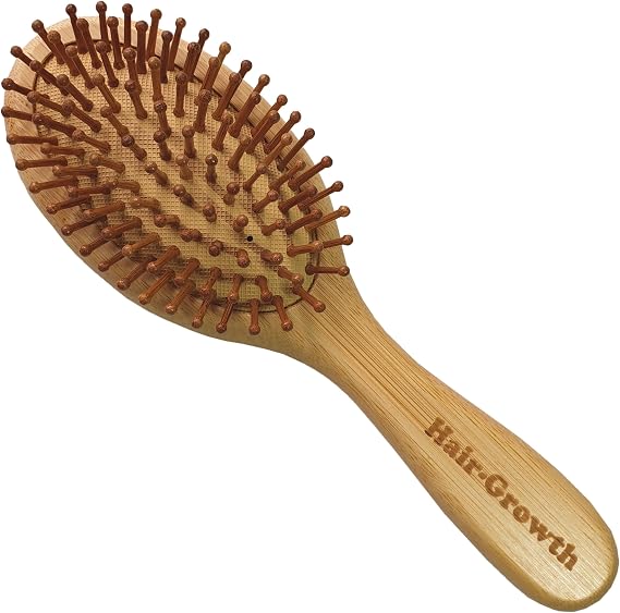 Hair-Growth Bamboo Hair Brush | Scalp Health, Hair Health