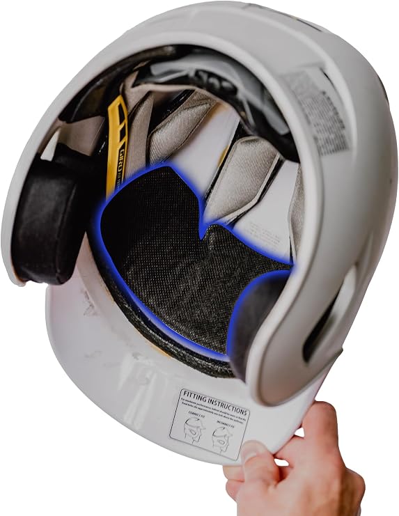 Batting Helmet Sweat Liner for Baseball & Softball - MLBPI Officially Licensed by NoSweat
