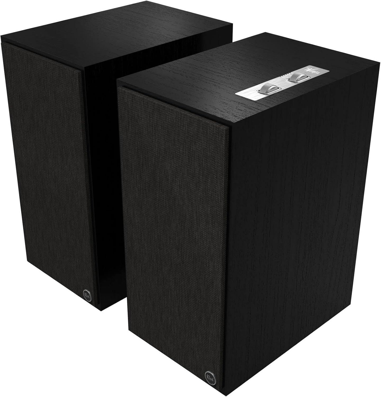 Klipsch The Nines Aktif Hoparlör Çift - Titanyum LTS Havalandırmalı Tweeter, Bluetooth Kablosuz Bağlantı, Yüksek Çözünürlüklü Ses, Dinamik Bass Ekolayzırı, Siyah