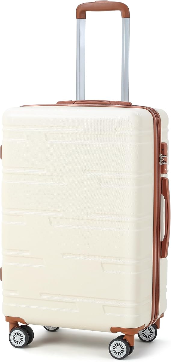 28in Hardside Carry On Luggage With Spinner Wheels, Suitcase Hardshell Expandable, Lightweight Luggage With Tsa Lock