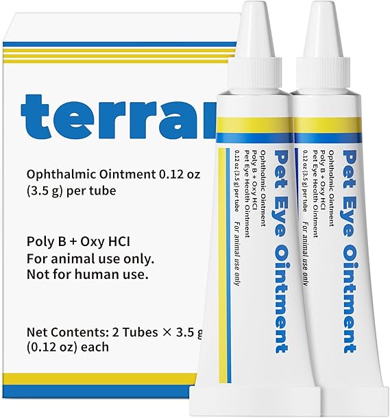 Pet Eye Care Cream for Cats, Dogs, Horses & Birds | Helps Clean Around Eyes, Supports Comfort & Moisture | Double Pack (2 x 3.5 g)