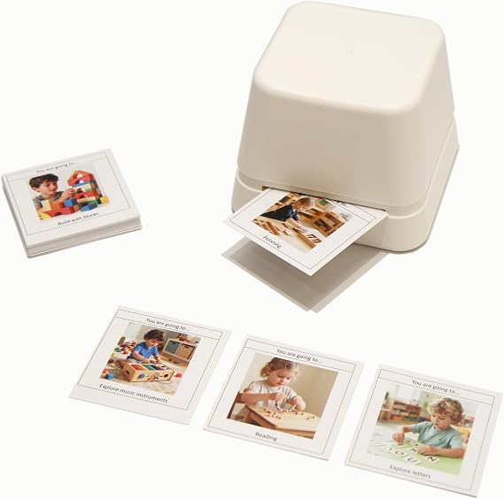 Card Dispenser with Preschool Activity Cards