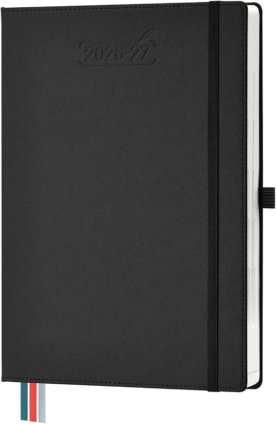 BEZEND A4 Academic Diary 2026-2027 Page A Day Hardback (Aug'26 - Jul'27)
