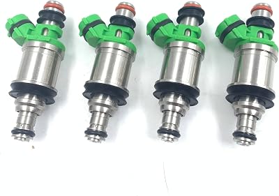 4PCS 23250-74140 23209-74140 Fuel Injectors compatible for 1993-1999 Toyota Camry 2.2L I4