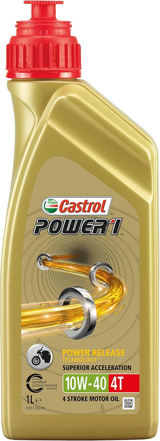 Castrol POWER1 4T 10w-40 Motorcycle Oil 1L